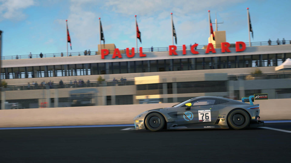 Aston Martin Vantage V8 at Paul Richard in Assetto Corsa Competizione
